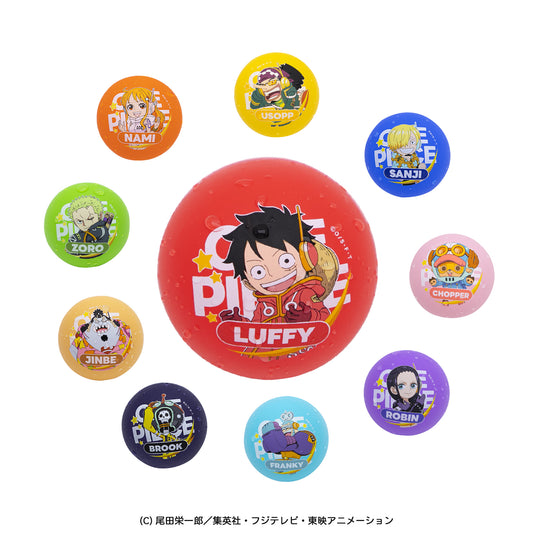 【ONE PIECEコラボ】水風船 正規品 10個入り  1000回再利用可能おもちゃ　麦わらの一味全員　マグネット式